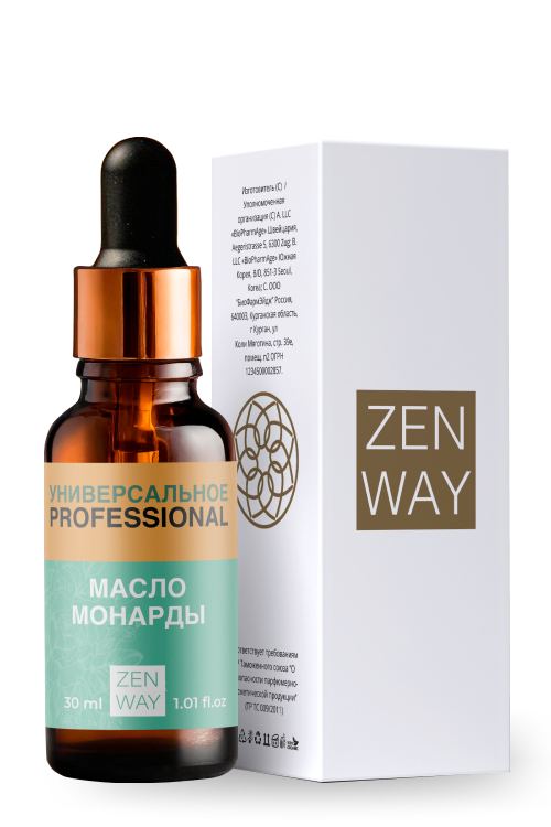 Масло монарды ZENWAY, 30 мл.