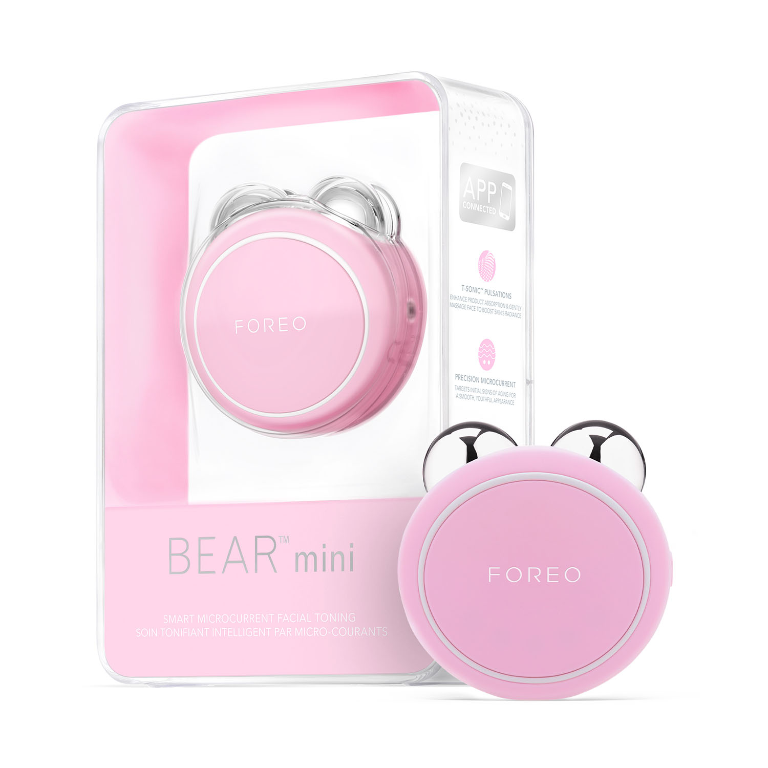 FOREO Микротоки для лица BEAR mini Pearl Pink