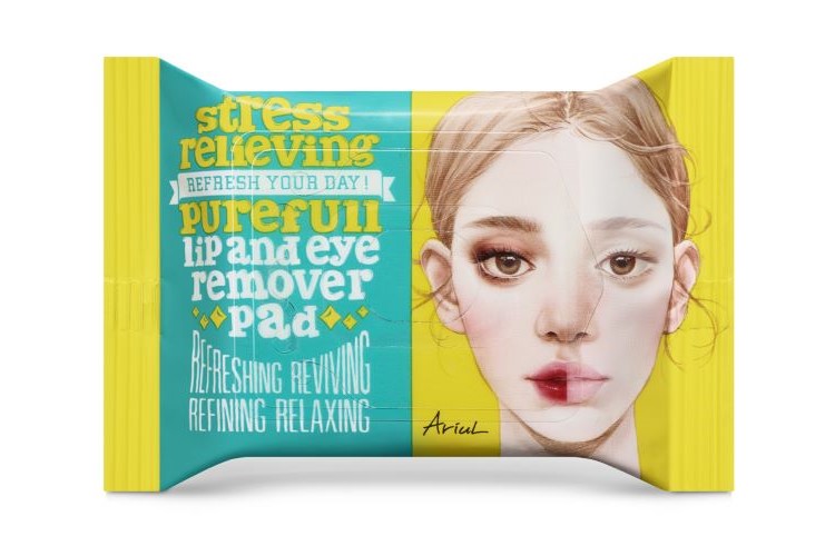 Салфетки для снятия макияжа Ariul Stress Relieving Purefull Lip and eye Remover Pad
