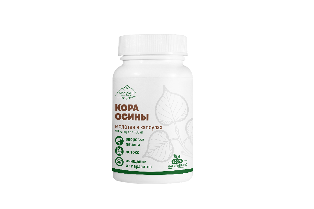 Осина кора "ЗДРАВАГОР", 90 капсул