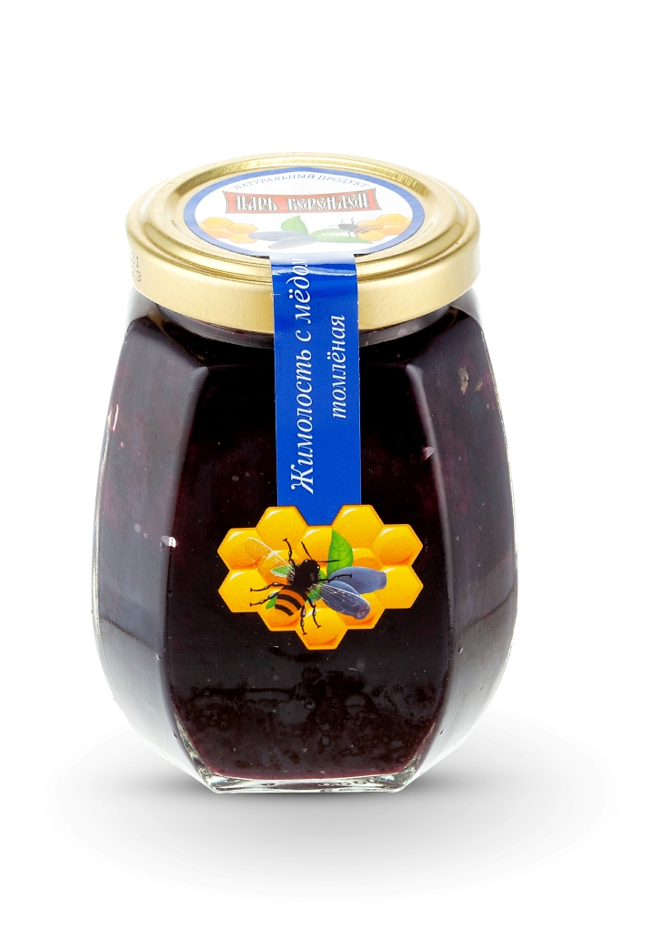 Томлёная Жимолость с мёдом "Царь Берендей", 200 гр.
