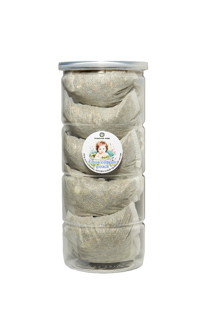Сбор для купания детей "Спокойная кожа" (5шт*20гр) 100гр, Правильные травы.
