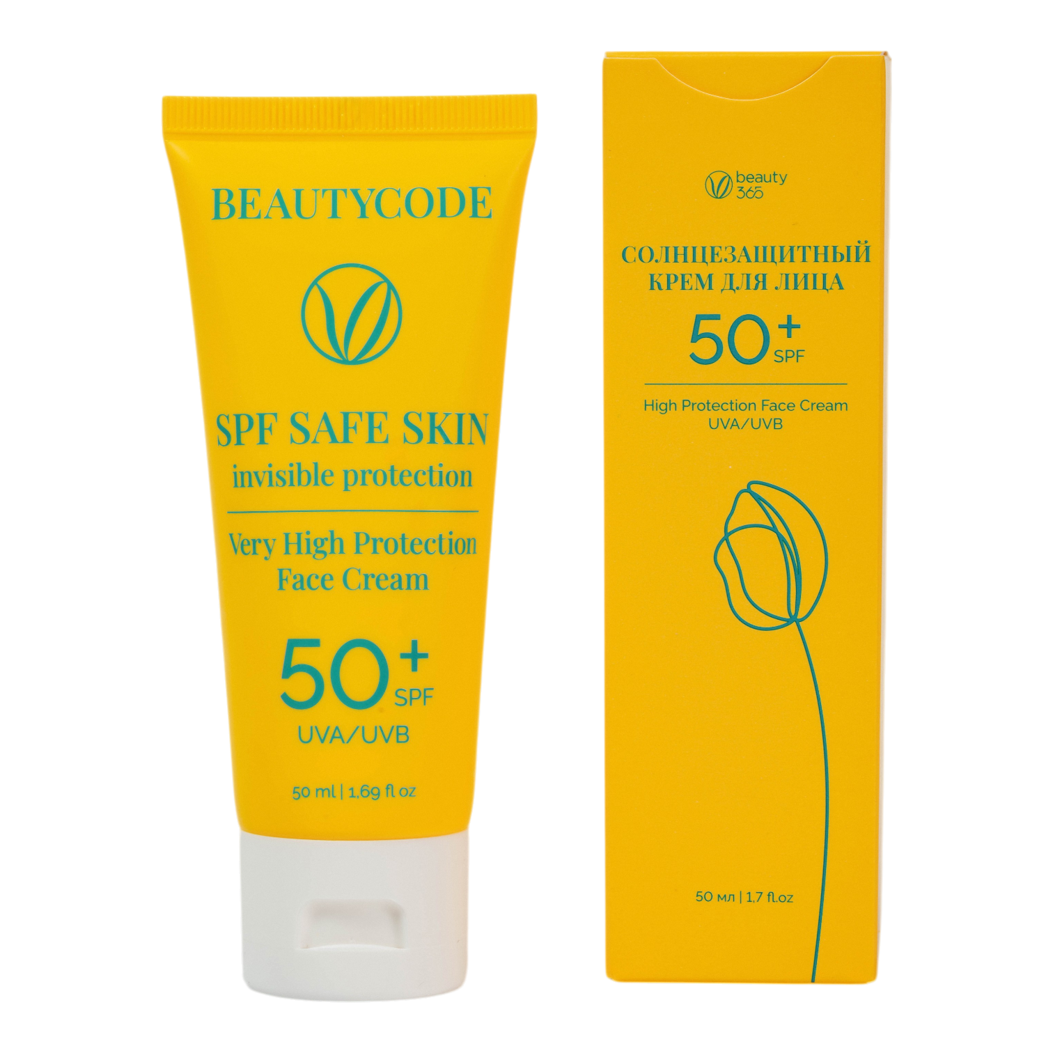 Beauty 365 Крем для лица солнцезащитный SPF50 SAFE SKIN PROTECTION, 50 мл