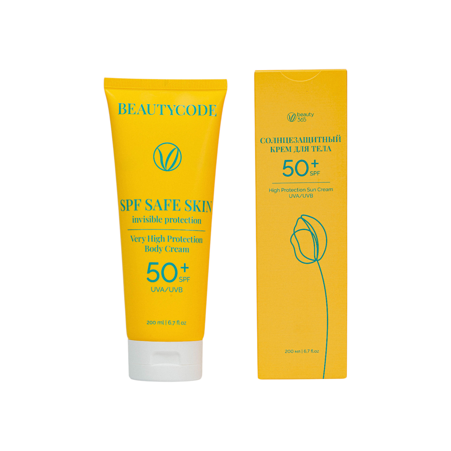 Beauty 365 Крем для тела солнцезащитный SPF50, 200 мл