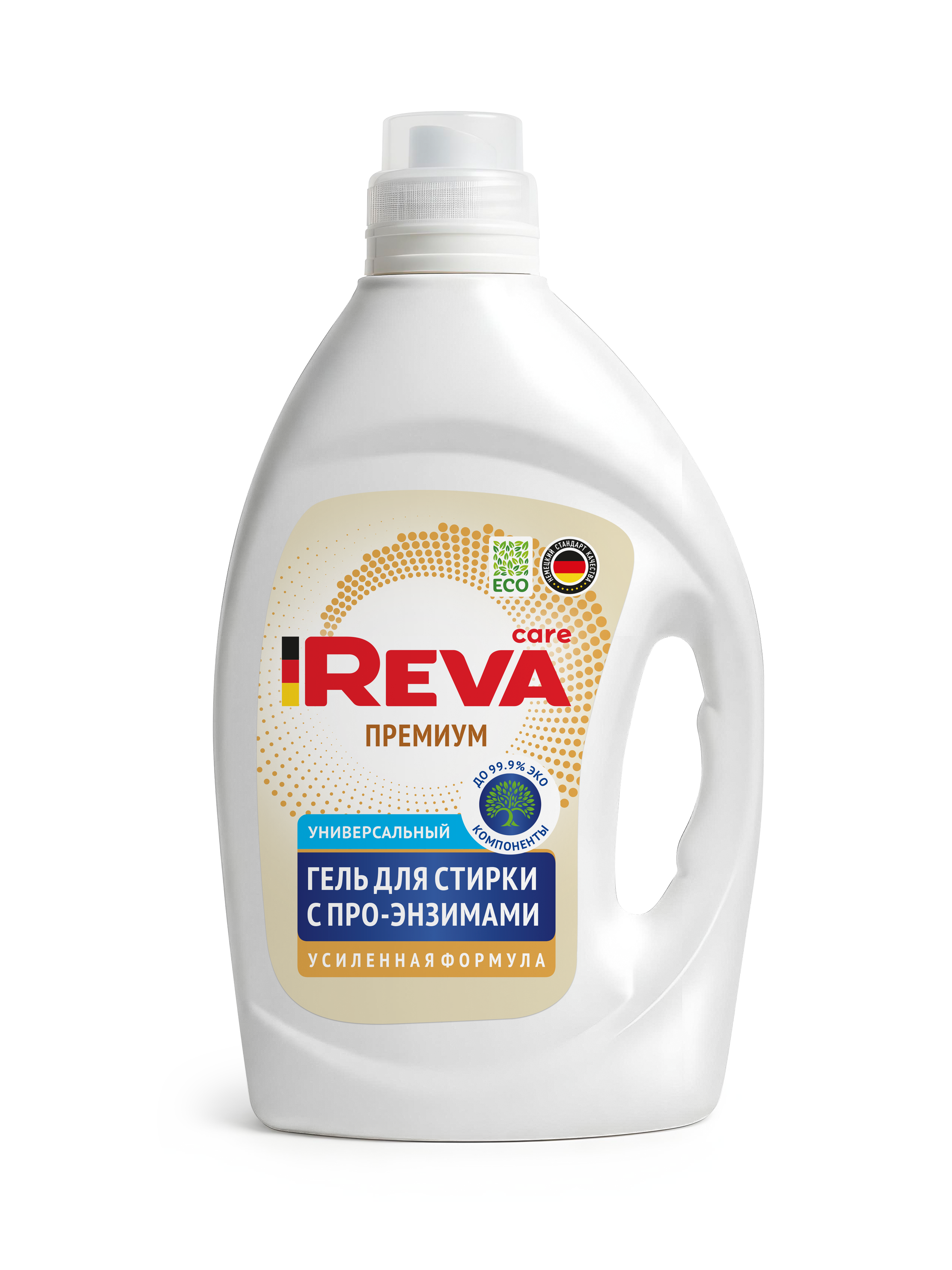 Гель для стирки универсальный Reva Care с энзимами, 2 л