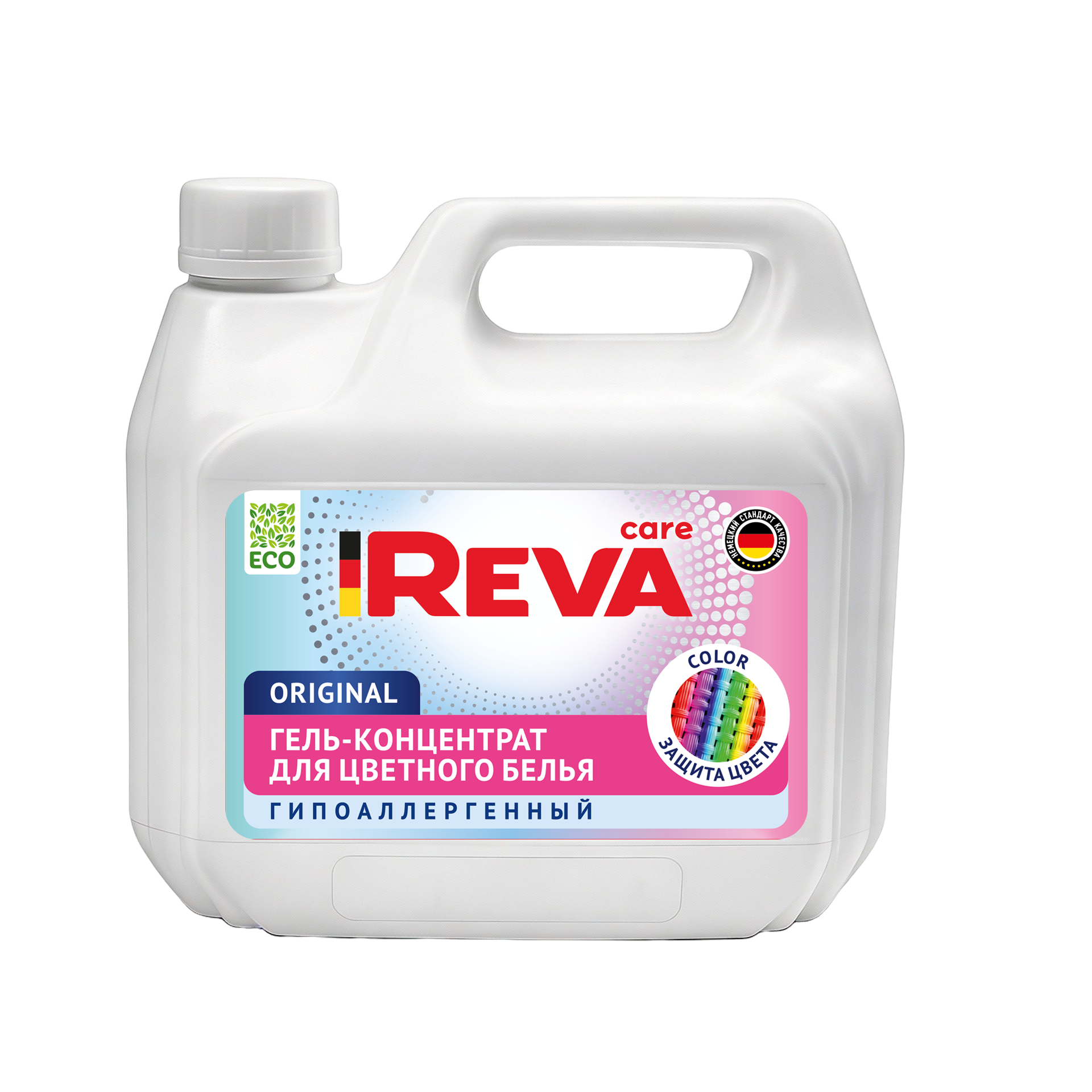 Гель для стирки цветного белья REVA CARE, 3 кг