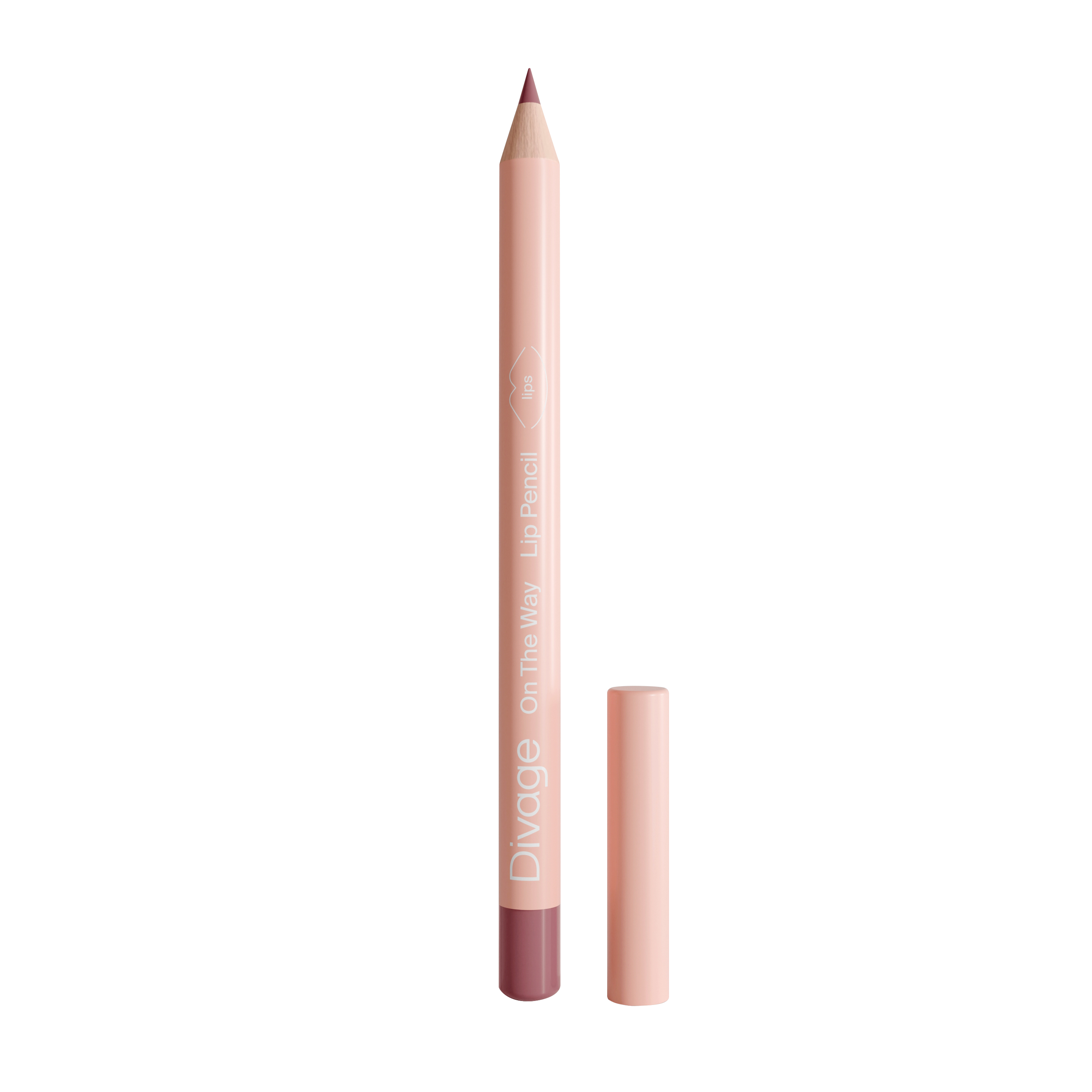 Divage Карандаш для губ On The Way Lip Pencil Тон 03 rose taupe пыльно-розовый
