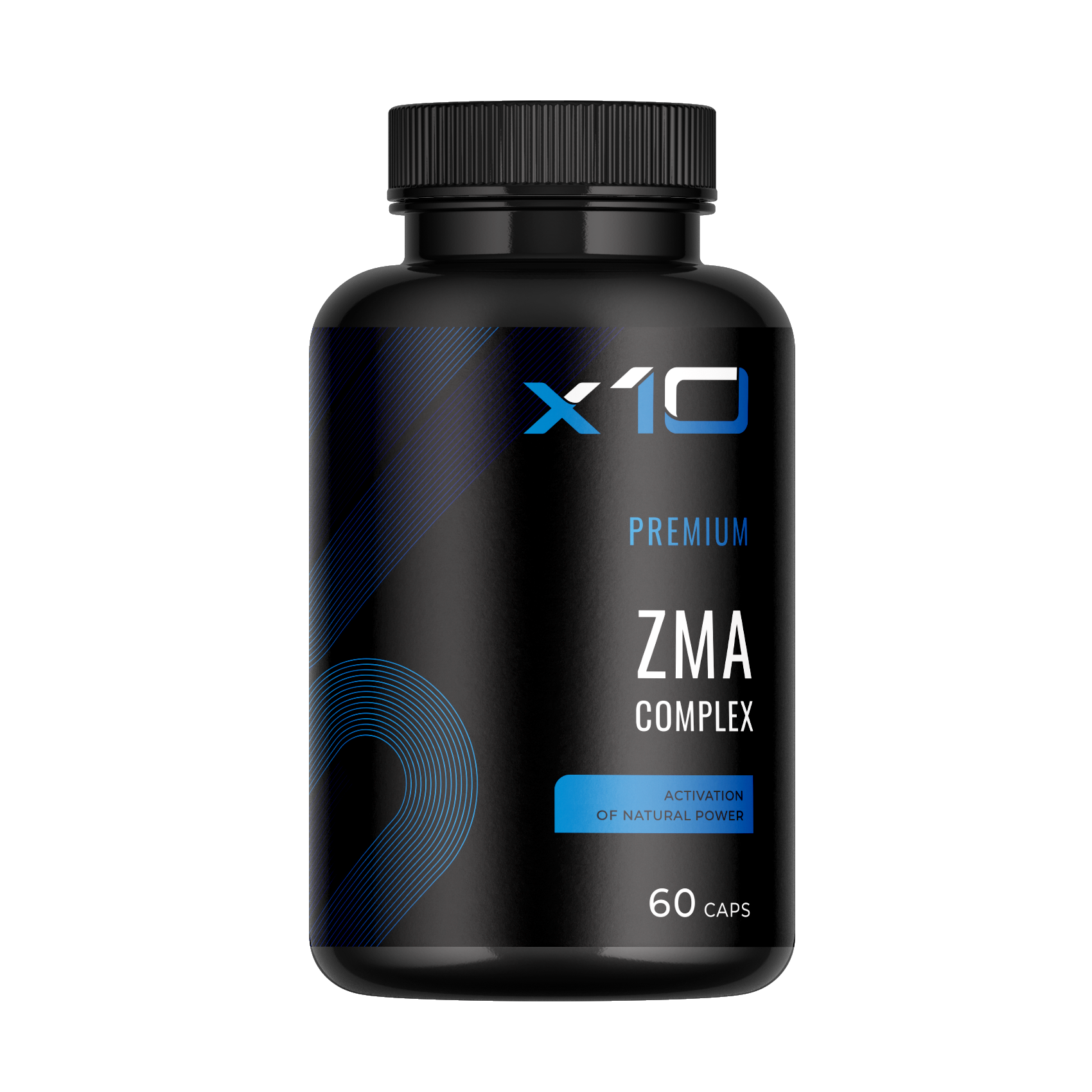ZMA цинк, магний, аспарагиновая кислота, тестостерон для мужчин, бустер тестостерона, X10 premium, 60 шт