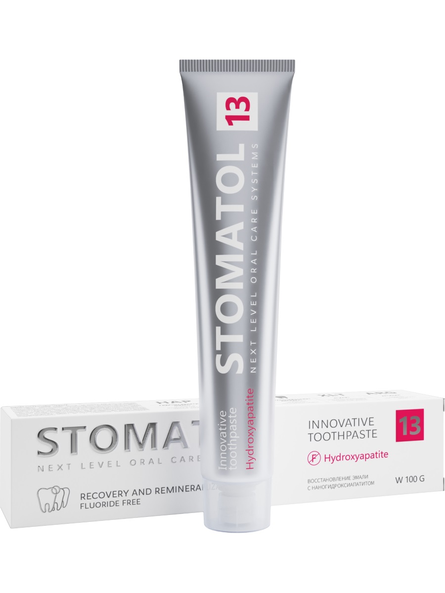 Зубная паста STOMATOL 13 Hydroxyapatite, 100 гр