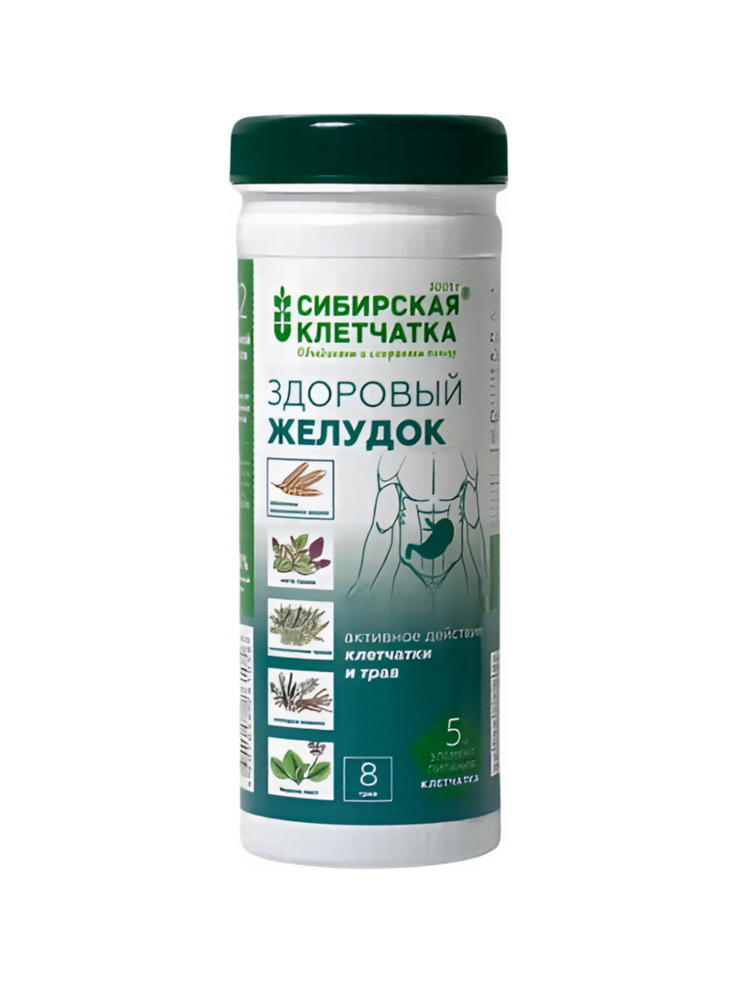 Клетчатка Сибирская Здоровый желудок, 170 г, порошок