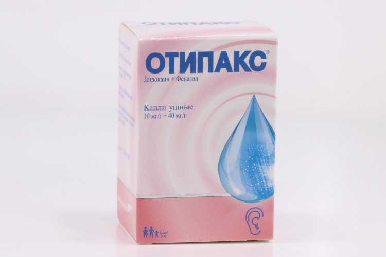 Отипакс 1%+4%, 16 г, капли ушные – купить по цене 455 руб. в интернет ...