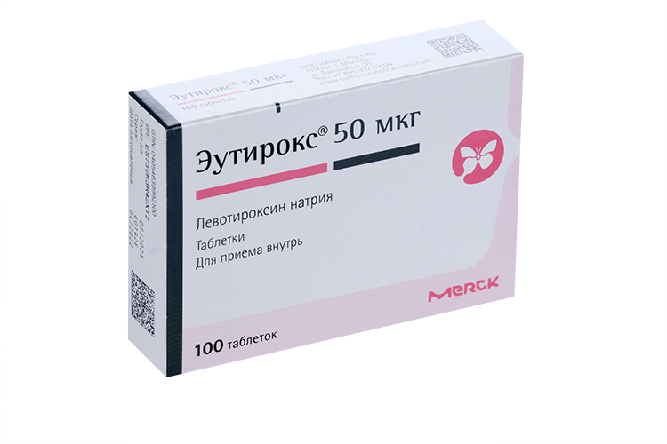 Эутирокс 50 мкг, 100 шт, таблетки – купить по цене 109 руб. в интернет ...
