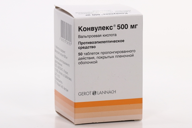 Конвулекс 500 Мг Таблетки Купить