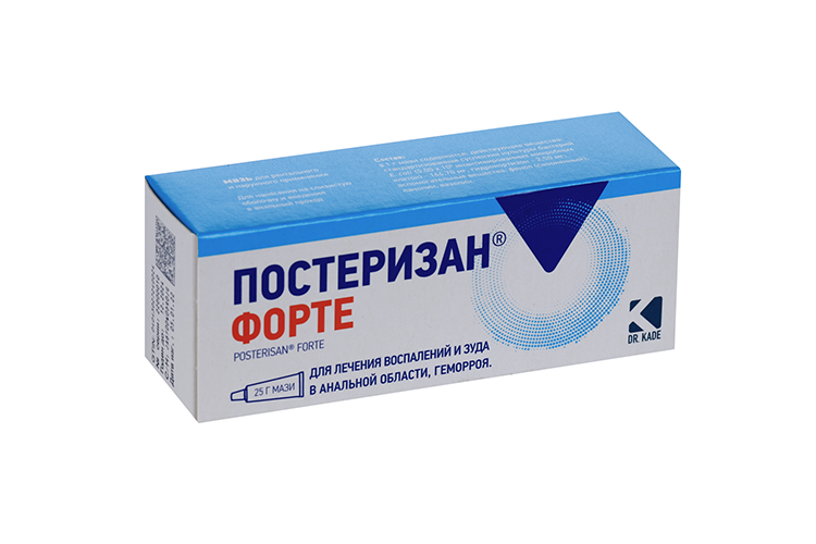 Постеризан форте, 25 г, мазь для ректального и наружного применения ...