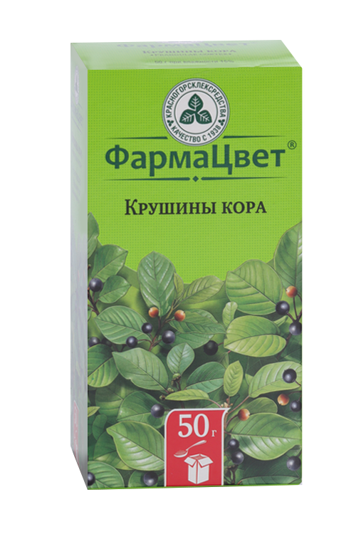 Крушины кора ФармаЦвет, 50 г, сырье растительное измельченное – купить ...