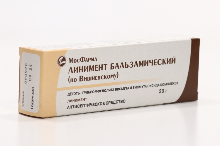 Линимент Вишневского, 30 г – купить по цене 45 руб. в интернет-аптеке ...