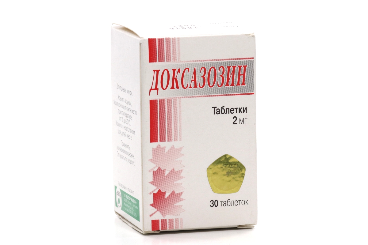 Доксазозин 2 мг, 30 шт, таблетки – купить по цене 172 руб. в  интернет-магазине Аптеки Плюс в Щекино