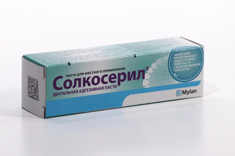 Солкосерил, 5 г, паста дентальная адгезивная – купить по цене 599 руб ...