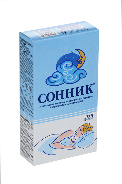 Сонник 0.3 г, 36 шт, капсулы – купить по цене 307 руб. в интернет ...