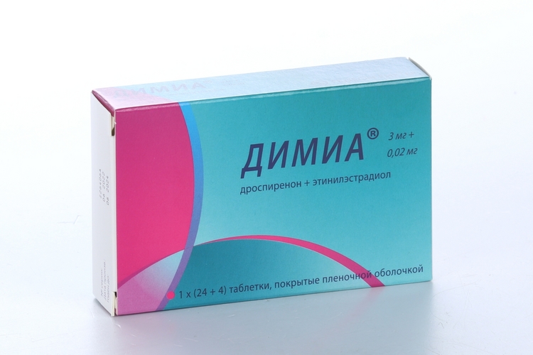 Димиа 3 мг+0.02 мг, 28 шт, таблетки покрытые пленочной оболочкой – купить  по цене 940 руб. в интернет-аптеке AptekiPlus в Туме