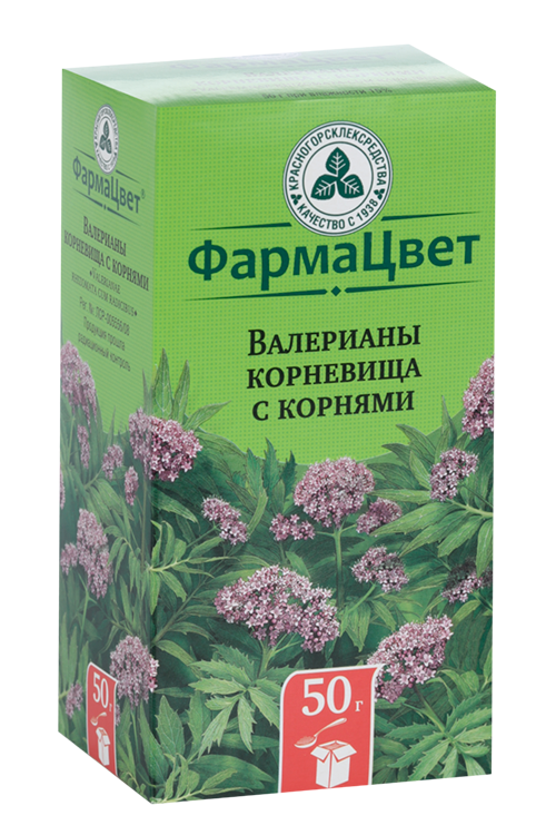 Валерианы корневища с корнями ФармаЦвет, 50 г, сырье растительное измельченное