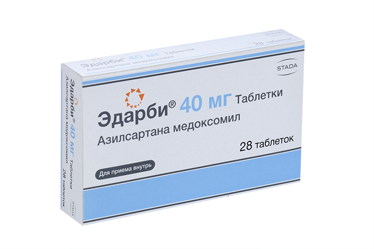 Эдарби 40 мг, 28 шт, таблетки – купить по цене 841 руб. в интернет ...
