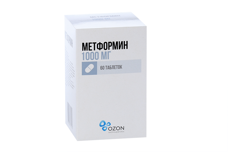 Метформин 1000 мг, 60 шт, таблетки – купить по цене 192 руб. в интернет ...