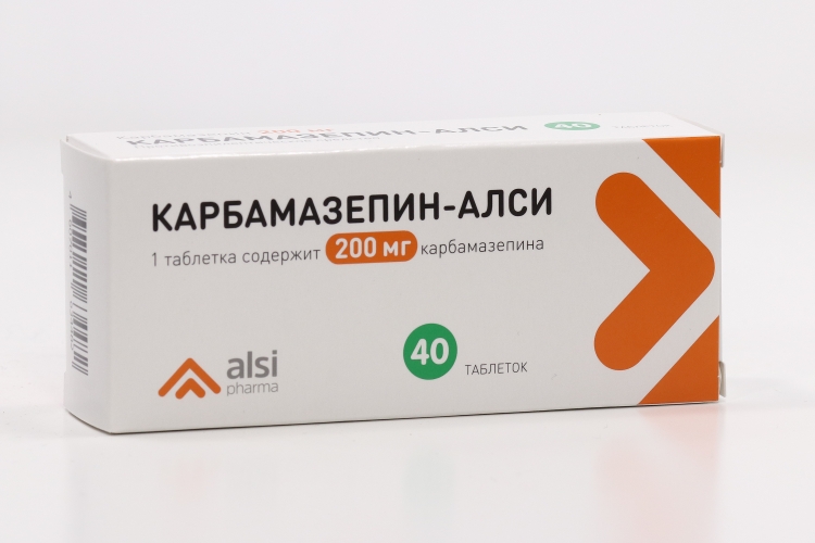 Карбамазепин-АЛСИ 200 мг, 40 шт, таблетки –  по цене 148 руб. в .