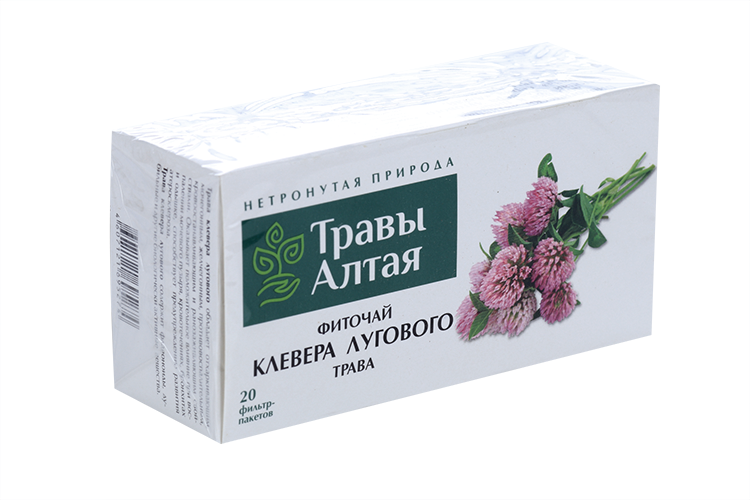 Клевер луговой трава серии Алтай, 1,5 г, 20 шт, Травы Алтая