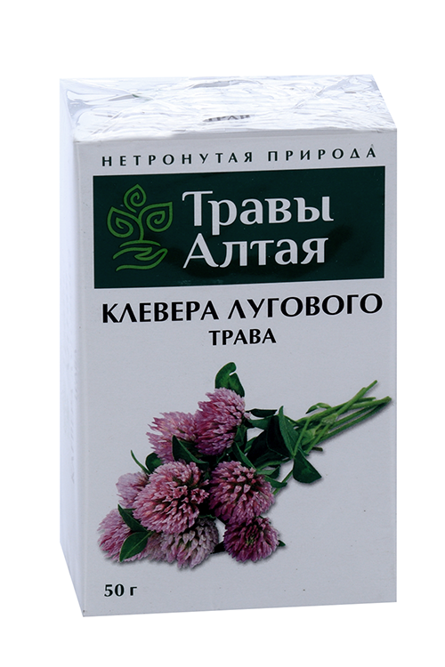 Клевер луговой трава серии Алтай, 50 г
