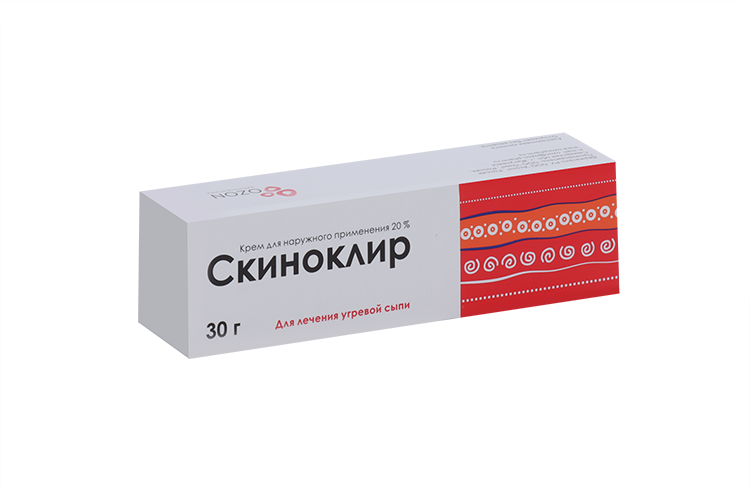 Скиноклир 20%, 30 г, крем для наружного применения