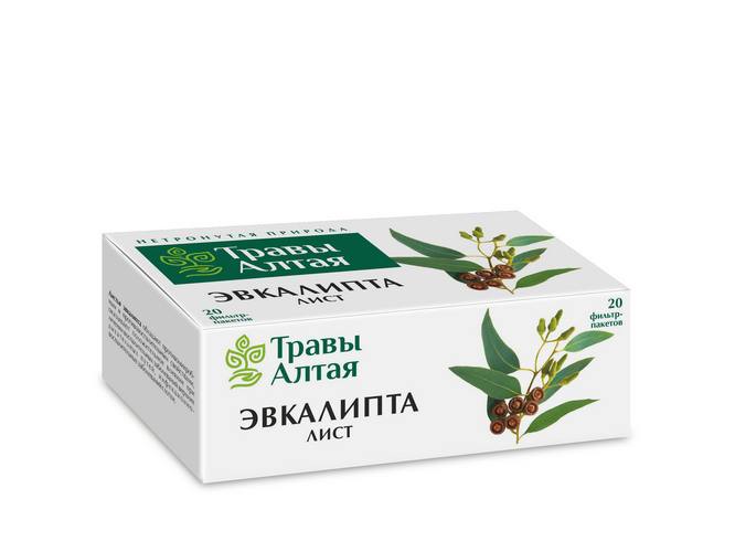 Эвкалипта лист серии Алтай, 1,5 г, 20 шт
