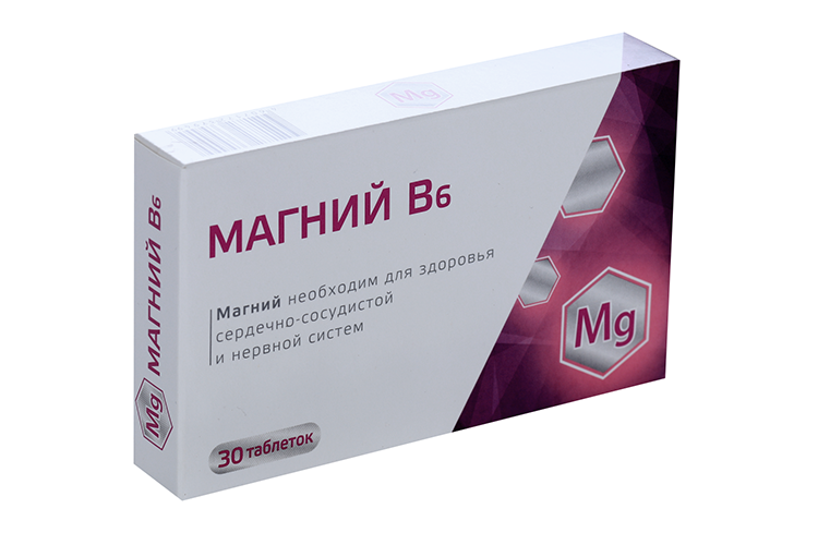 Магний В6 600 мг, 30 шт, таблетки – купить по цене 252 руб. в интернет ...