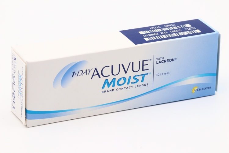 Линзы 1-Day Acuvue Moist (1уп=30шт) R:=8.5 D:=-01,50, 30 шт – купить по ...