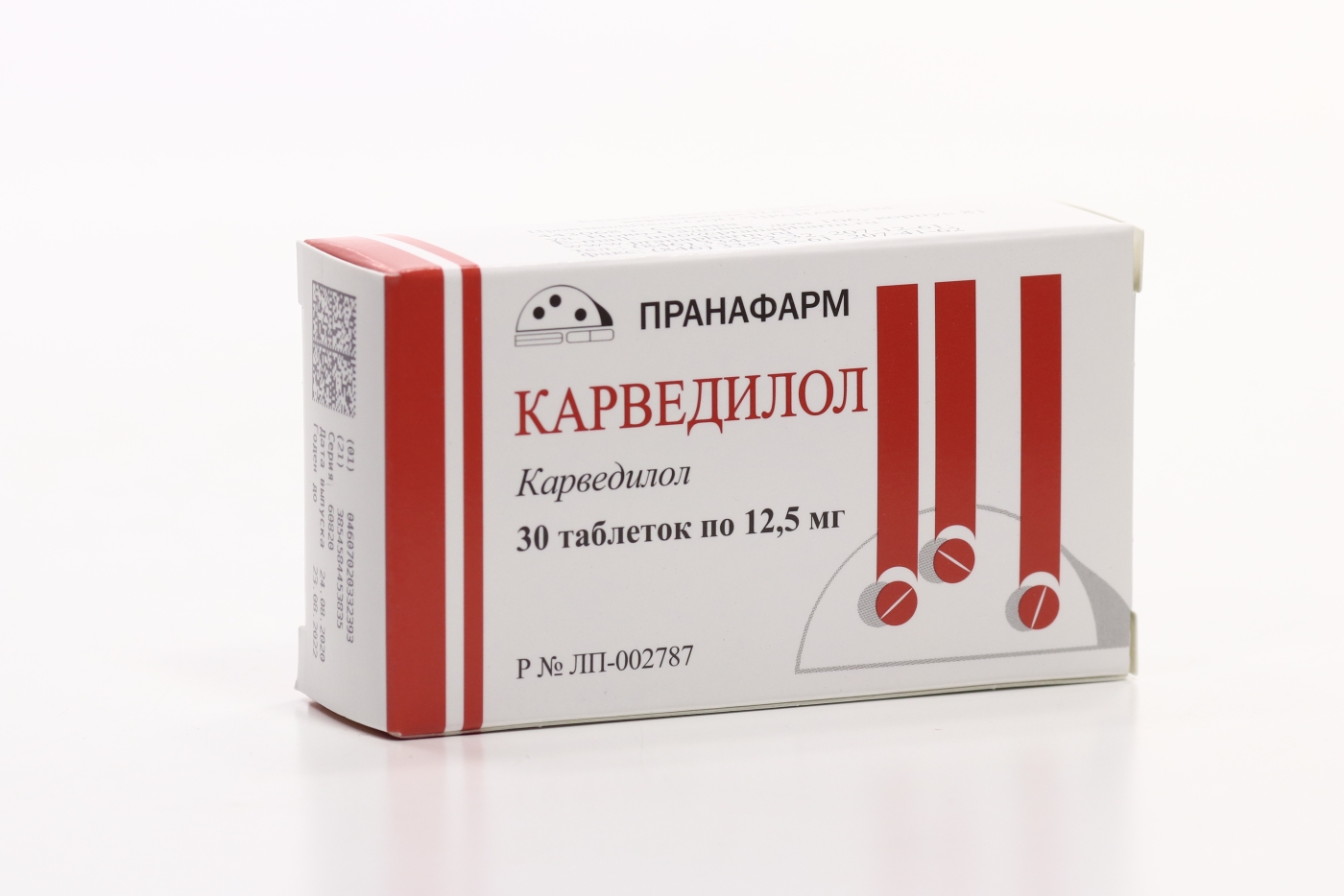 Карведилол 12.5 мг, 30 шт, таблетки – купить по цене 130 руб. в  интернет-магазине Аптеки Плюс в Теберде