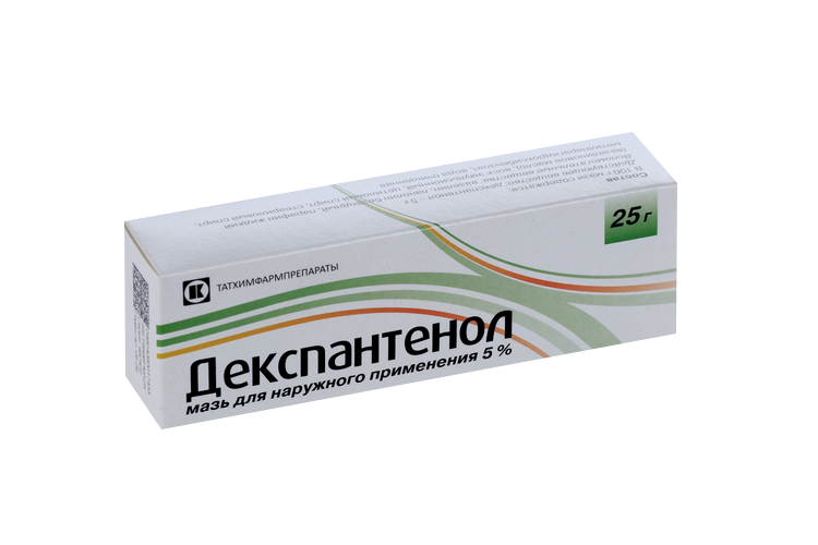 Декспантенол 5%, 25 г, мазь для наружного применения – купить по цене ...