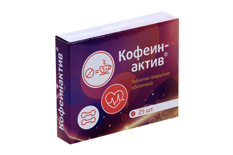 Кофеинактив Витамир, 25 шт, таблетки покрытые оболочкой