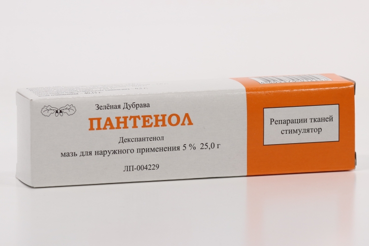 Пантенол 5%, 25 г, мазь для наружного применения – купить по цене 82 ...
