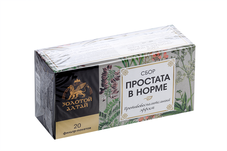 Сбор Золотой Алтай Простата в норме, 1,5 г, 20 шт