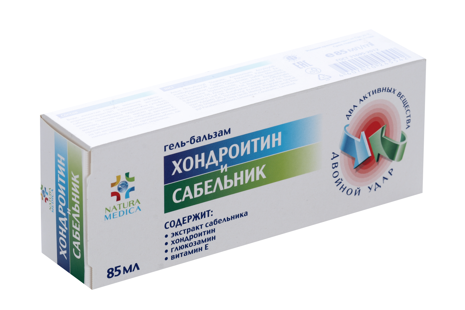 Гель-бальзам Натура Медика хондроитин/сабельник, 85 мл – купить по цене 110  руб. в интернет-магазине Аптеки Плюс в Подгоренском