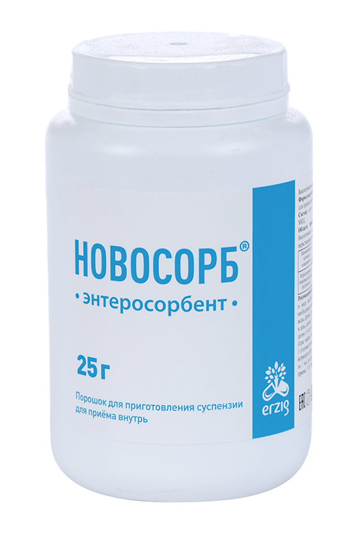 Новосорб, 25 г, порошок для приема внутрь – купить по цене 229 руб. в ...