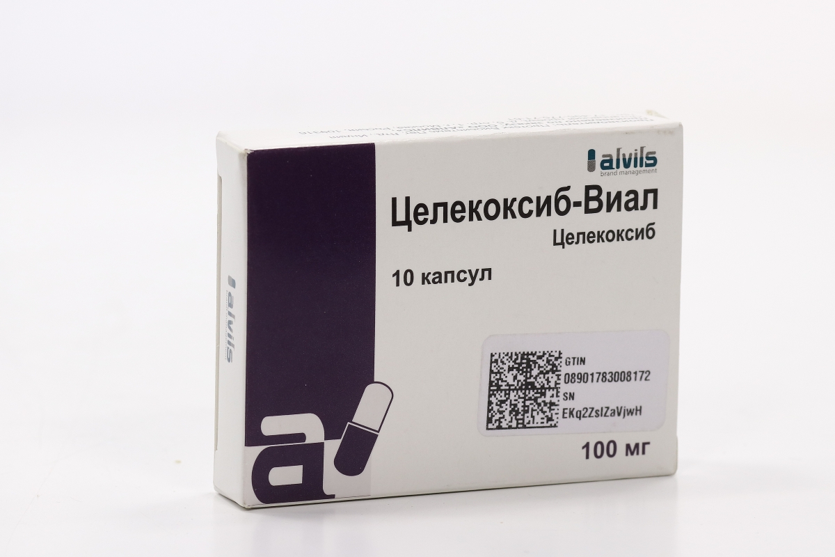 Целекоксиб-Виал 100 мг, 10 шт, капсулы – купить по цене 162 руб. в  интернет-магазине Аптеки Плюс в Новом Уренгое