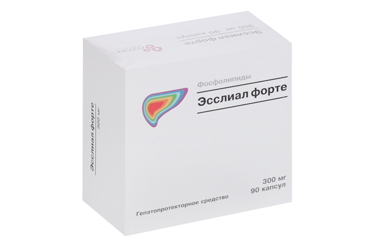 Эсслиал форте 300 мг, 90 шт, капсулы