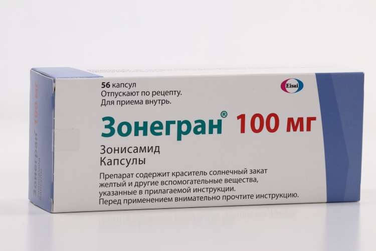 Зонегран, 100 мг, 56 шт, капсулы – купить по цене 5182 руб. винтернет-аптеке AptekiPlus в Новой Майне
