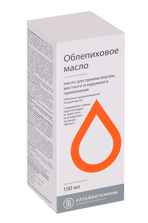 Облепиховое масло, 100 мл