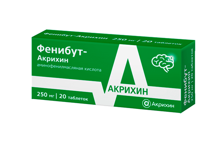 Фенибут-Акрихин 250 мг, 20 шт, таблетки – купить по цене 409 руб. в ...