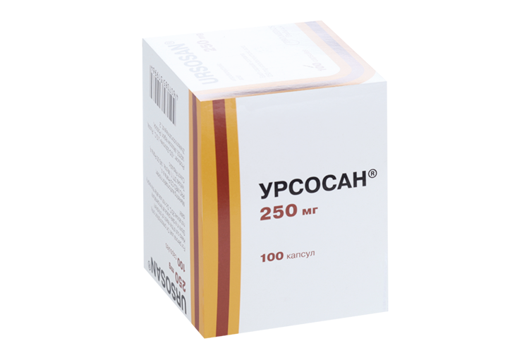 Урсосан 250 мг, 100 шт, капсулы – купить по цене 1586 руб. в интернет ...