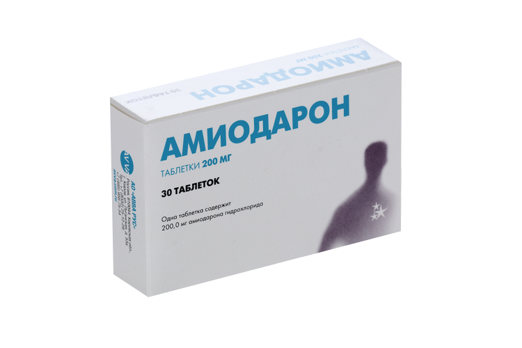 Амиодарон 200 мг, 30 шт, таблетки – купить по цене 232 руб. в интернет ...