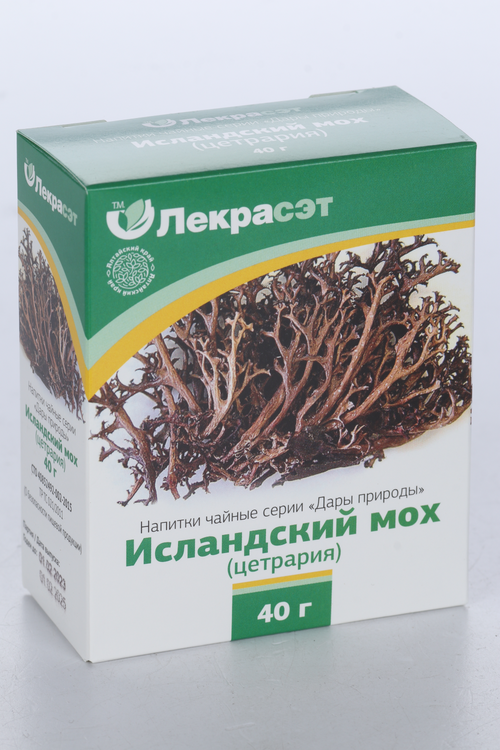 Напиток чайный Дары природы Мох исландский, 40 г – купить по цене 106 ...