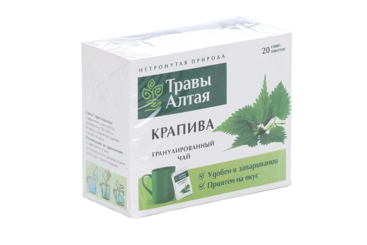 Крапивы чай гранулированный, 8 г, 20 шт